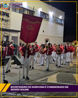BICENTENÁRIO DE GUIRICEMA É COMEMORADO EM SESSÃO SOLENE