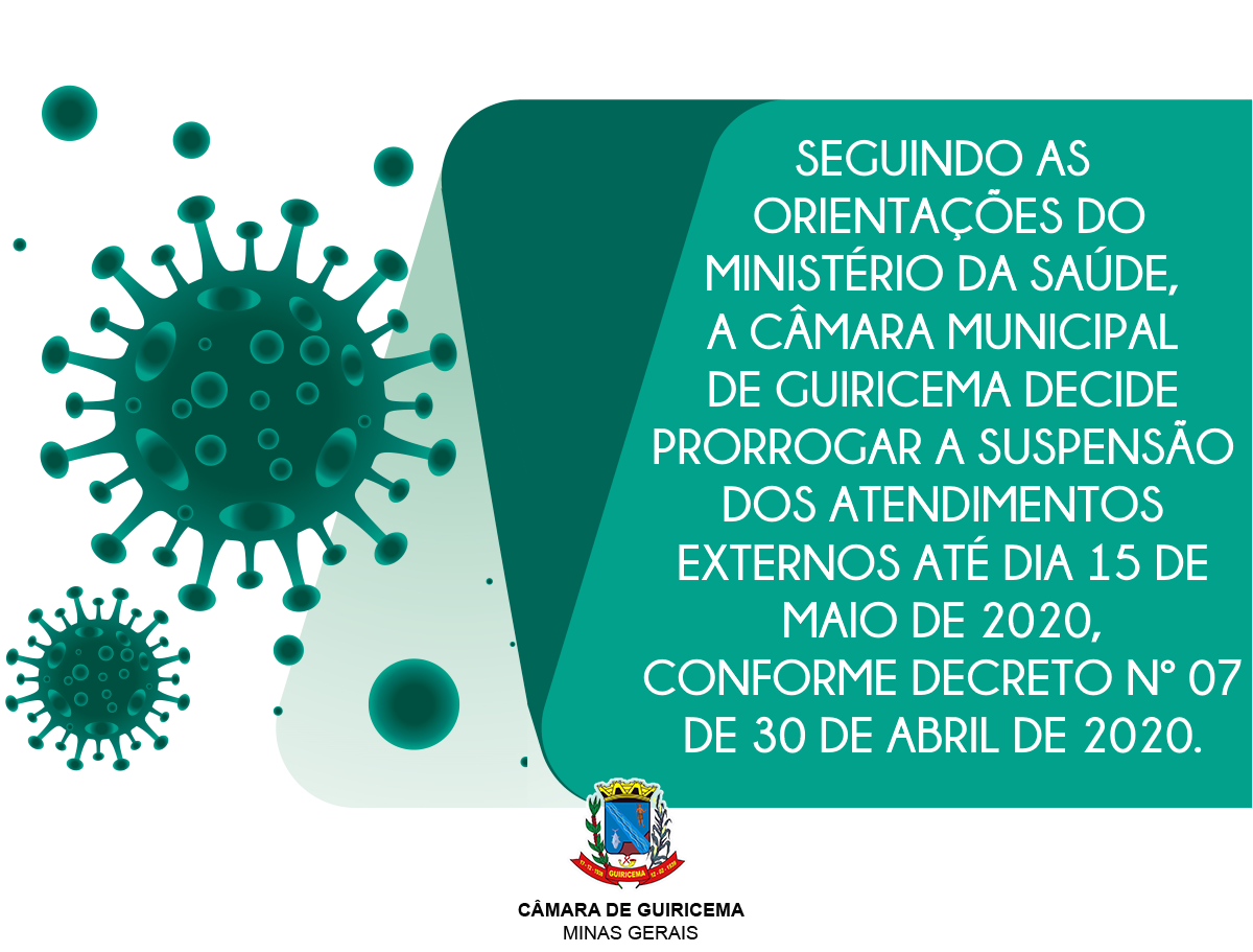 Câmara segue orientação do Ministério da Saúde e prossegue com isolamento