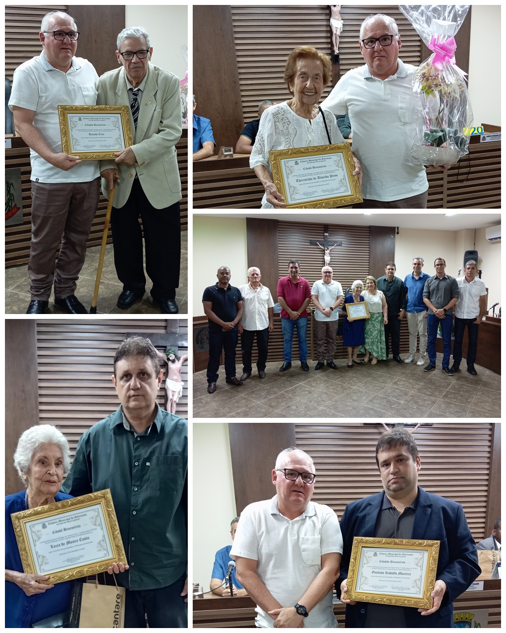 Cidadãos de destaque são homenageados em Sessão Solene