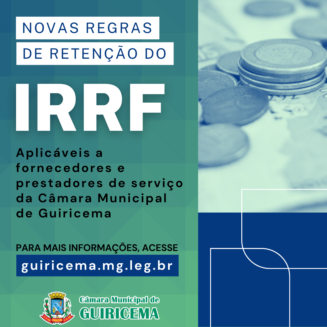 Atenção fornecedores e prestadores de serviço da Câmara Municipal de Guiricema